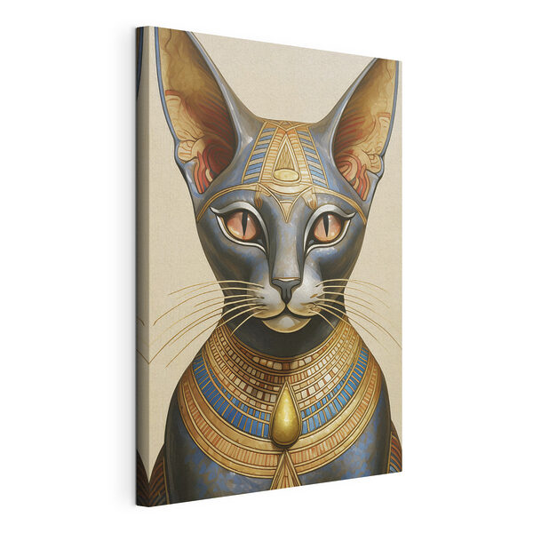 Canvas Schilderijen Majestueuze Egyptische Kat in Regalia (Artikelnummer: s38724) Canvas Schilderijen Canvas Schilderijen Majestueuze Egyptische Kat in Regalia (Artikelnummer: s38724)