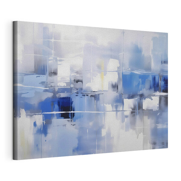 Canvas Schilderijen Blauwe en witte muur (Artikelnummer: s41269) Canvas Schilderijen Canvas Schilderijen Blauwe en witte muur (Artikelnummer: s41269)