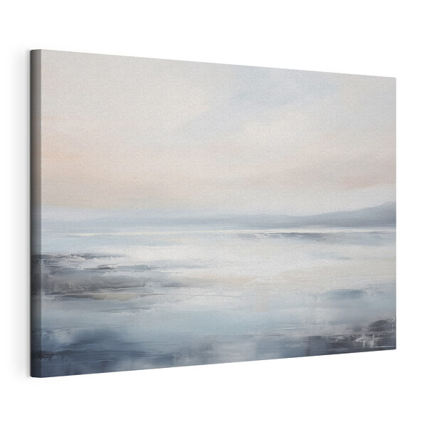 Landschap van een meer Canvas Schilderijen Landschap van een meer