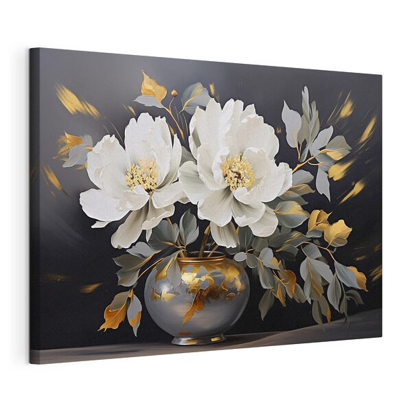 Canvas Schilderijen Schilderij van bloemen in een vaas (Artikelnummer: s41568) Canvas Schilderijen Canvas Schilderijen Schilderij van bloemen in een vaas (Artikelnummer: s41568)