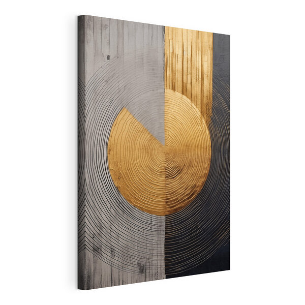 Canvas Schilderijen Gestructureerde cirkels in contrasterende tinten (Artikelnummer: s41673) Canvas Schilderijen Canvas Schilderijen Gestructureerde cirkels in contrasterende tinten (Artikelnummer: s41673)
