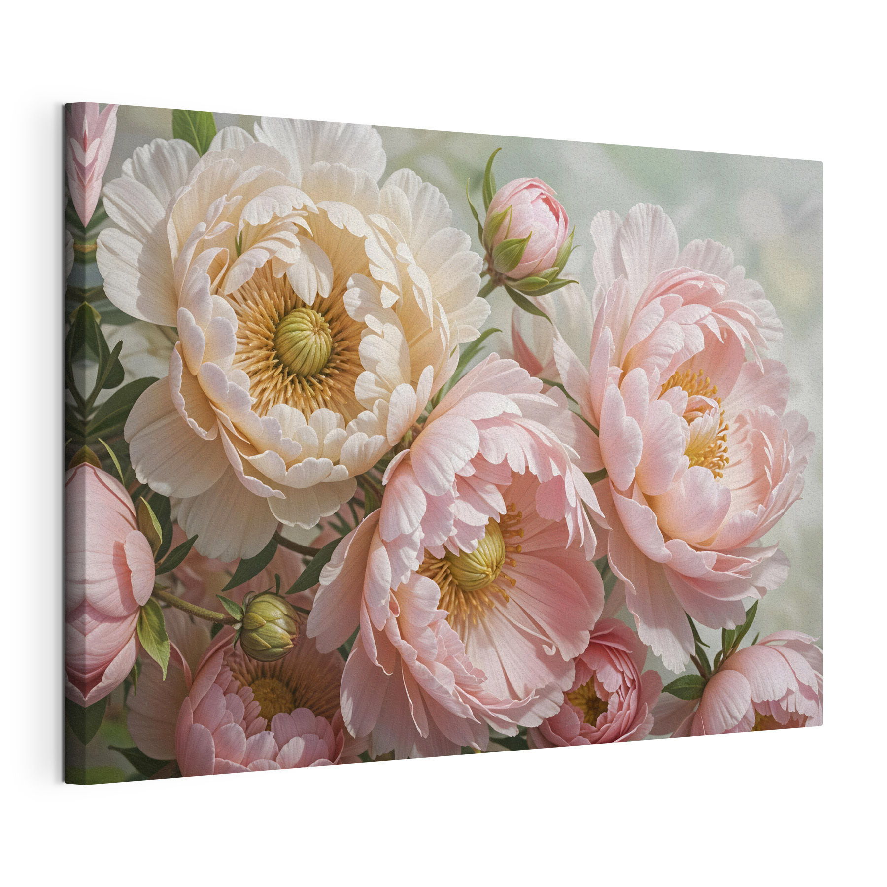 Delicate blooms in soft hues