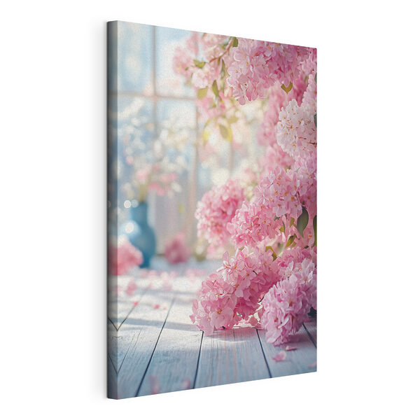 Canvas Schilderijen Tros roze bloemen (Artikelnummer: s41748) Canvas Schilderijen Canvas Schilderijen Tros roze bloemen (Artikelnummer: s41748)