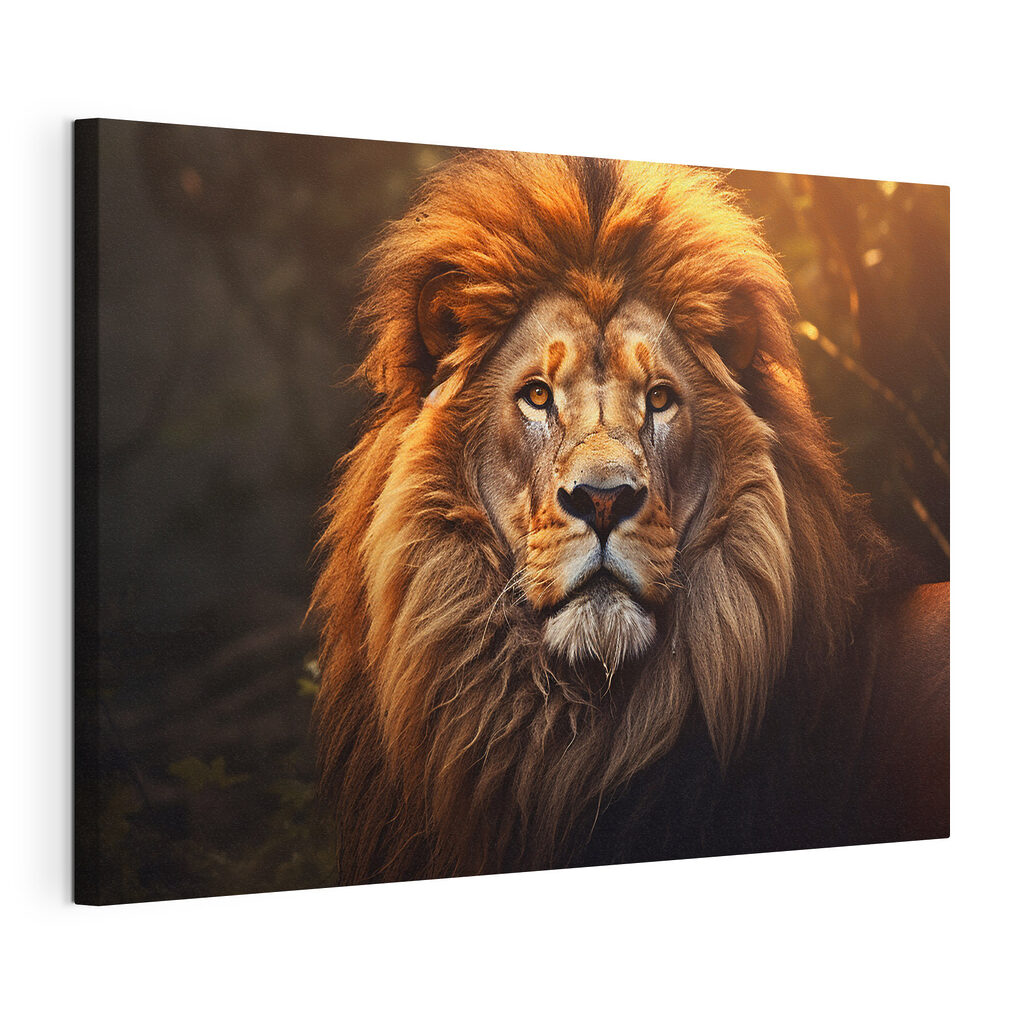 Lion with a very long mane Lion with a very long mane