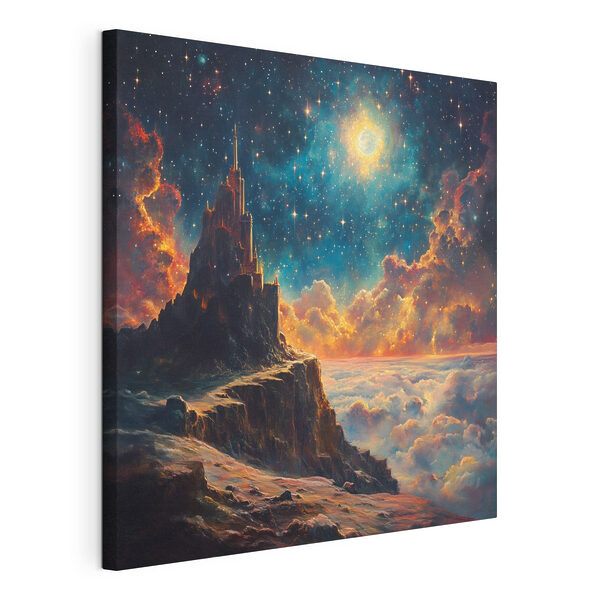 Canvas Schilderijen Berg met een toren in de lucht (Artikelnummer: s42500) Canvas Schilderijen Canvas Schilderijen Berg met een toren in de lucht (Artikelnummer: s42500)