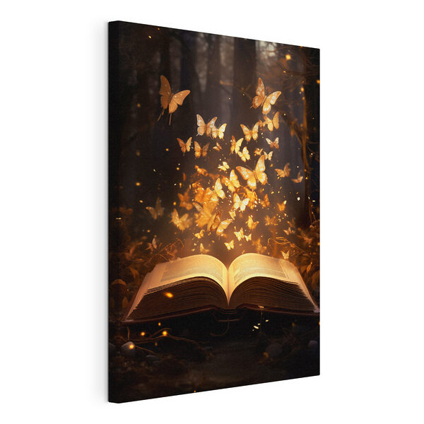 Canvas Schilderijen Boek met vlinders die eruit vliegen (Artikelnummer: s42573) Canvas Schilderijen Canvas Schilderijen Boek met vlinders die eruit vliegen (Artikelnummer: s42573)