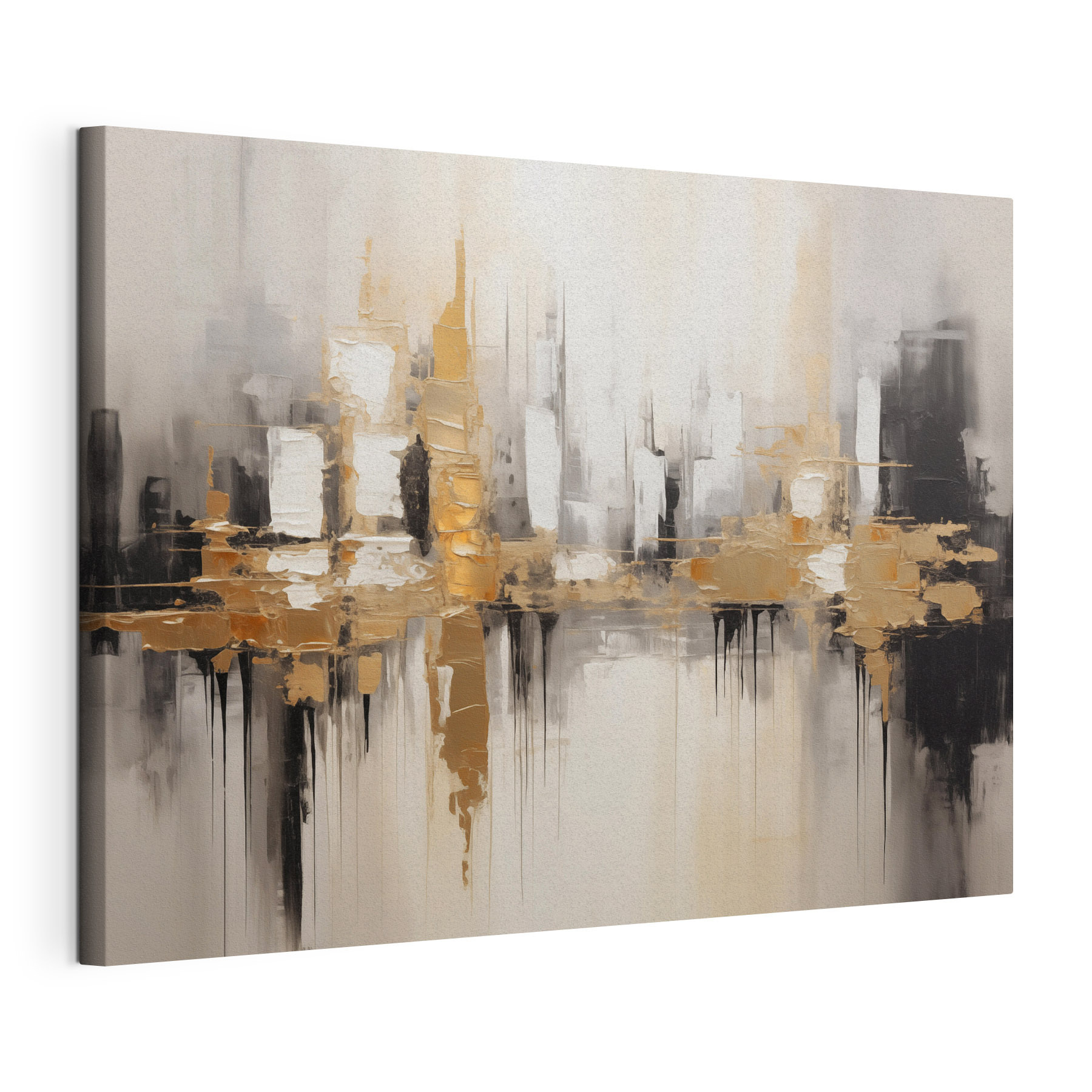 Painting of a city Painting of a city