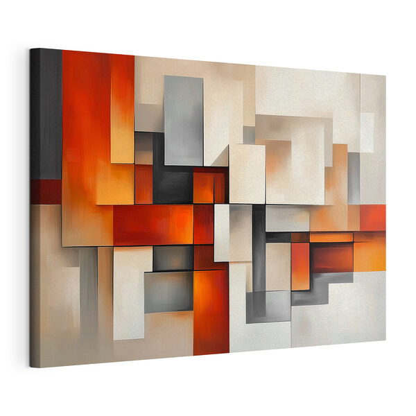 Canvas Schilderijen Kleurrijk kunstwerk van vierkantjes (Artikelnummer: s42554) Canvas Schilderijen Canvas Schilderijen Kleurrijk kunstwerk van vierkantjes (Artikelnummer: s42554)