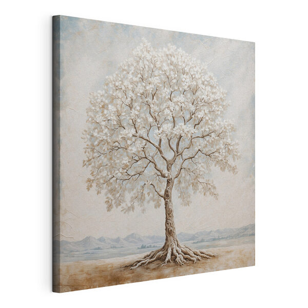 Canvas Schilderijen Boom met witte bloemen (Artikelnummer: s42548) Canvas Schilderijen Canvas Schilderijen Boom met witte bloemen (Artikelnummer: s42548)