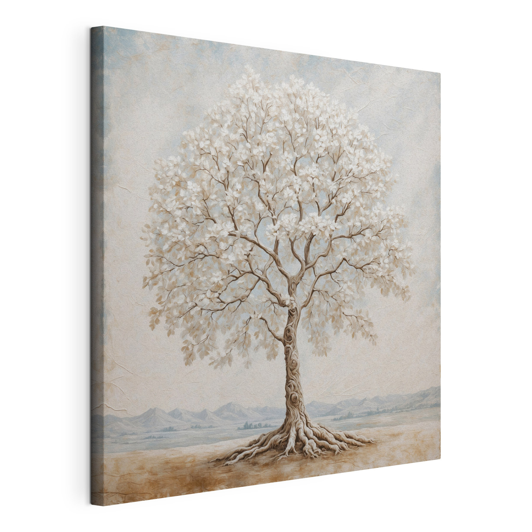 Tree with white flowers
