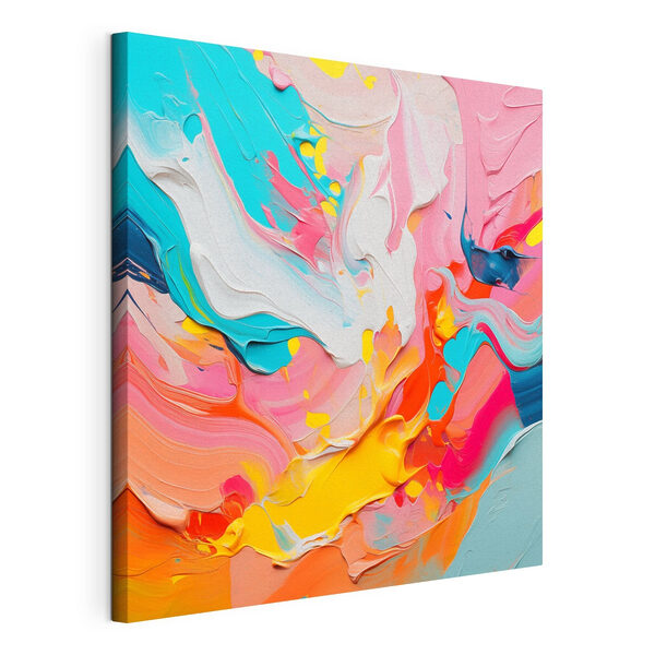 Canvas Schilderijen Dynamische wervelingen van levendige kleuren (Artikelnummer: s42810) Canvas Schilderijen Canvas Schilderijen Dynamische wervelingen van levendige kleuren (Artikelnummer: s42810)