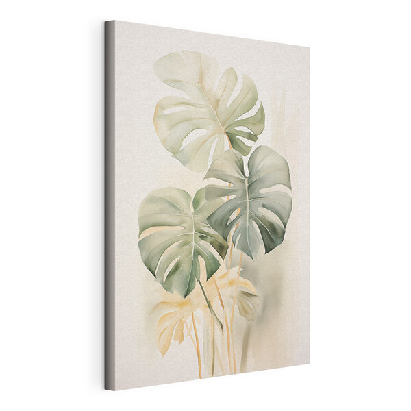 Canvas Schilderijen Schilderij van bladeren op een witte achtergrond (Artikelnummer: s43210) Canvas Schilderijen Canvas Schilderijen Schilderij van bladeren op een witte achtergrond (Artikelnummer: s43210)
