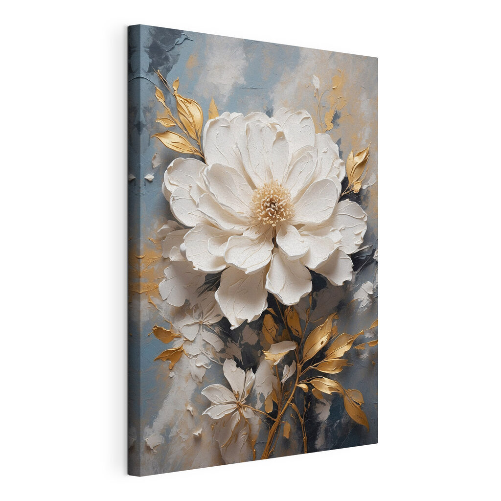 Delicate white flower in soft tones Delicate white flower in soft tones