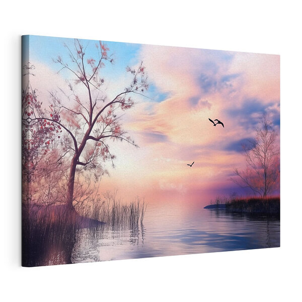 Canvas Schilderijen Boom naast water (Artikelnummer: s43287) Canvas Schilderijen Canvas Schilderijen Boom naast water (Artikelnummer: s43287)