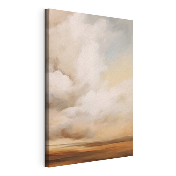 Serene wolken boven rustig landschap Canvas Schilderijen Serene wolken boven rustig landschap