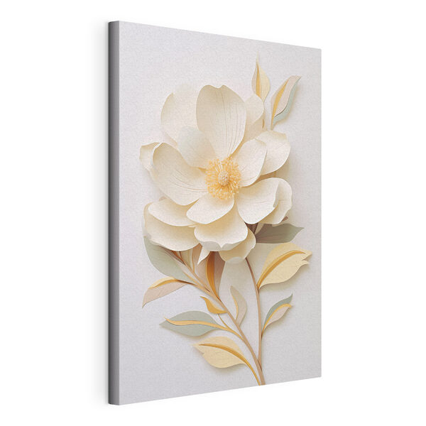 Canvas Schilderijen Papieren bloem met bladeren (Artikelnummer: s43569) Canvas Schilderijen Canvas Schilderijen Papieren bloem met bladeren (Artikelnummer: s43569)