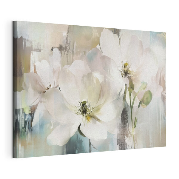 Canvas Schilderijen Delicate bloemen in zachte kleuren (Artikelnummer: s43903) Canvas Schilderijen Canvas Schilderijen Delicate bloemen in zachte kleuren (Artikelnummer: s43903)