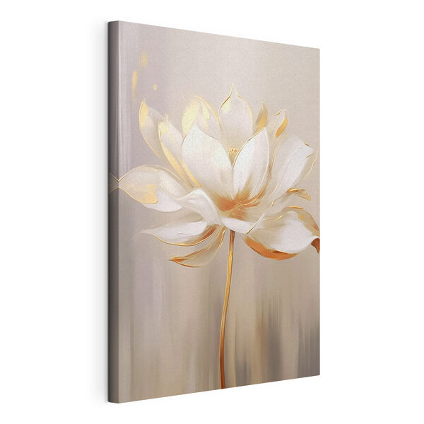Canvas Schilderijen Canvas Schilderijen Elegante bloei in zachte tinten (Artikelnummer: s43983)