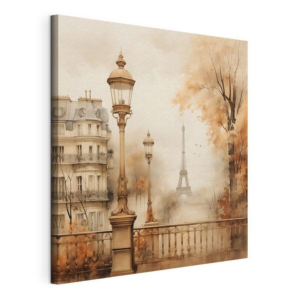 Canvas Schilderijen Straatlantaarn en bomen met een toren op de achtergrond (Artikelnummer: s44239) Canvas Schilderijen Canvas Schilderijen Straatlantaarn en bomen met een toren op de achtergrond (Artikelnummer: s44239)