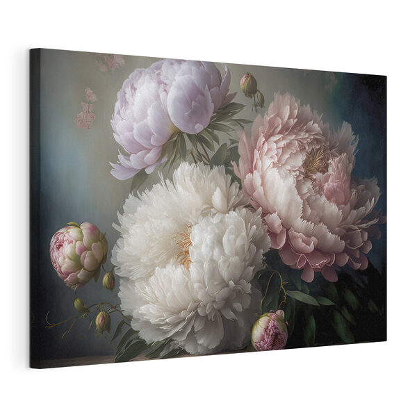Canvas Schilderijen Canvas Schilderijen Een close-up van bloemen (Artikelnummer: s33097)
