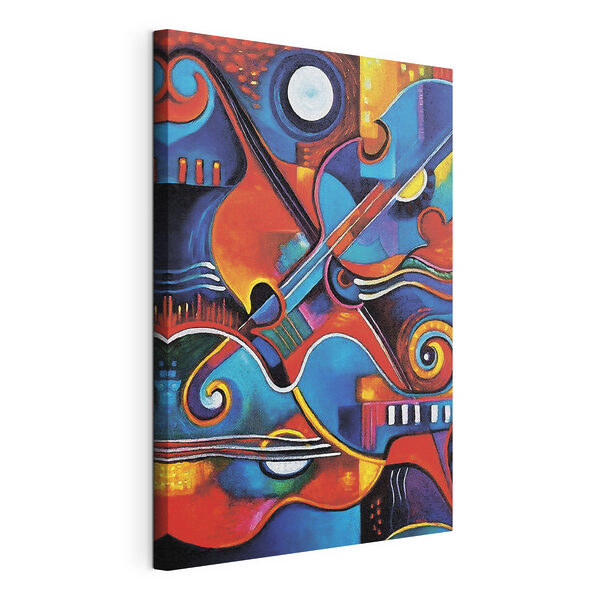 Een kleurrijk kunstwerk Canvas Schilderijen Een kleurrijk kunstwerk