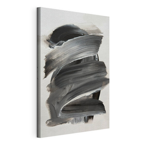 Canvas Schilderijen Zwart-wit penseelstreek (Artikelnummer: s35952) Canvas Schilderijen Canvas Schilderijen Zwart-wit penseelstreek (Artikelnummer: s35952)