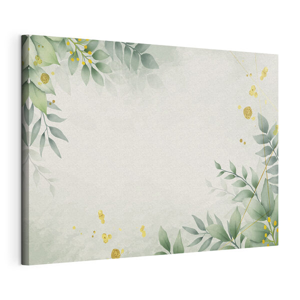 Elegant groen met subtiele tinten Canvas Schilderijen Elegant groen met subtiele tinten