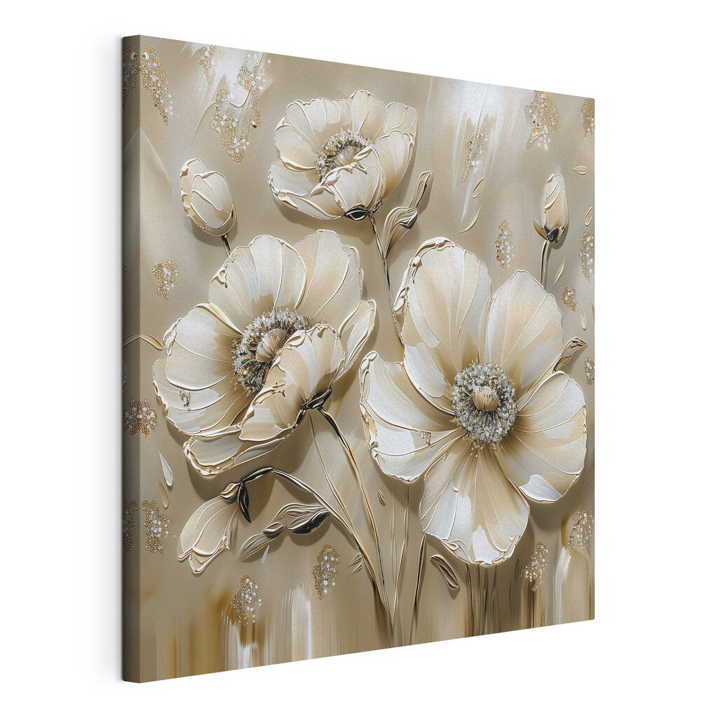 Beautiful flowers in soft colors