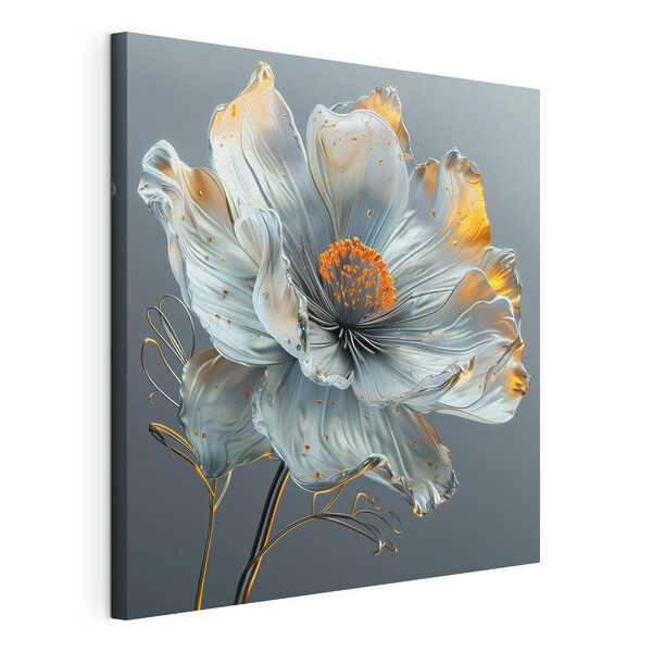 Elegante bloem met verfijnde details Canvas Schilderijen Elegante bloem met verfijnde details