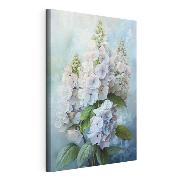 Elegante bloemen in zachte tinten Canvas Schilderijen Elegante bloemen in zachte tinten