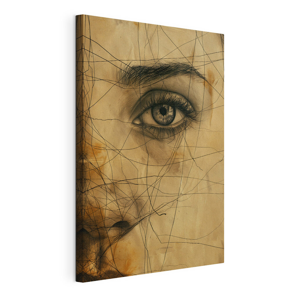 Drawing of a woman's eye