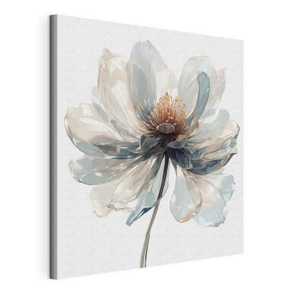 Canvas Schilderijen Tere bloem in zachte kleuren