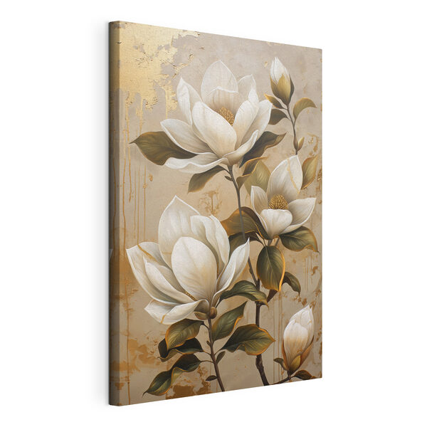 Painting of white flowers