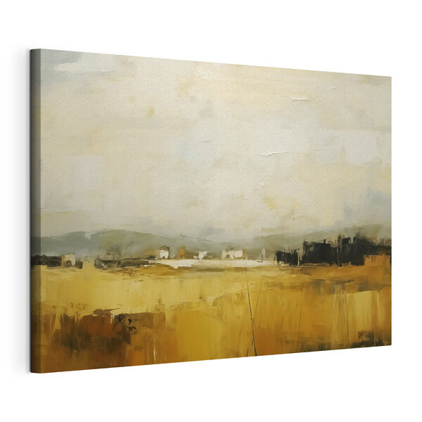 Schilderij van een landschap Canvas Schilderijen Schilderij van een landschap