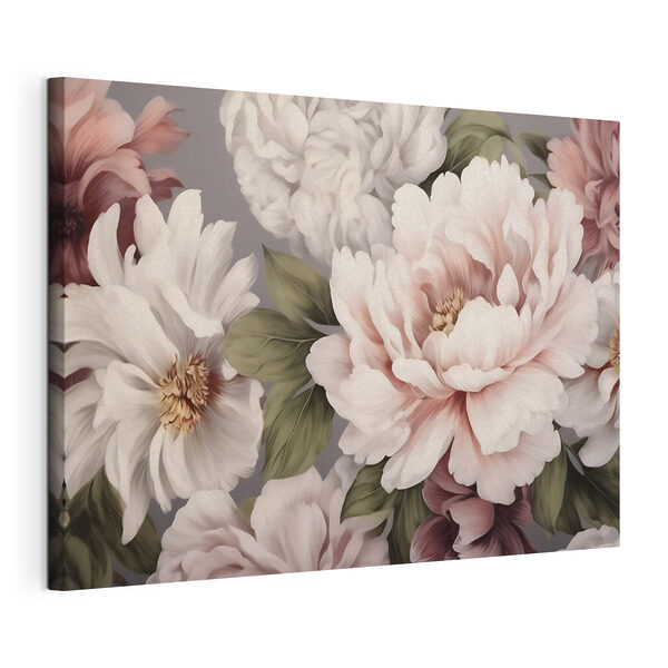 Delicate blooms in soft pastel hues