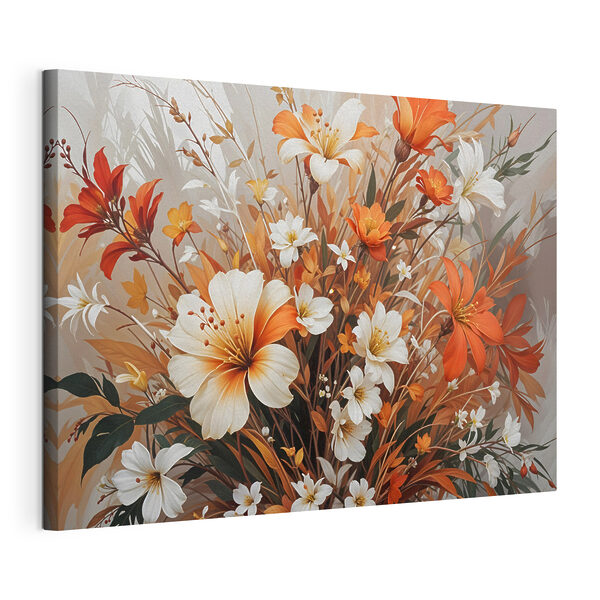 Boeket bloemen Canvas Schilderijen Boeket bloemen