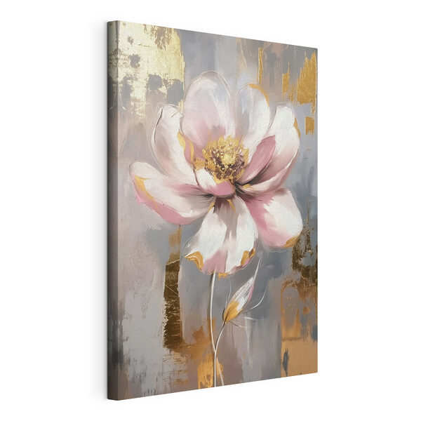 Canvas Schilderijen Schilderij van een bloem