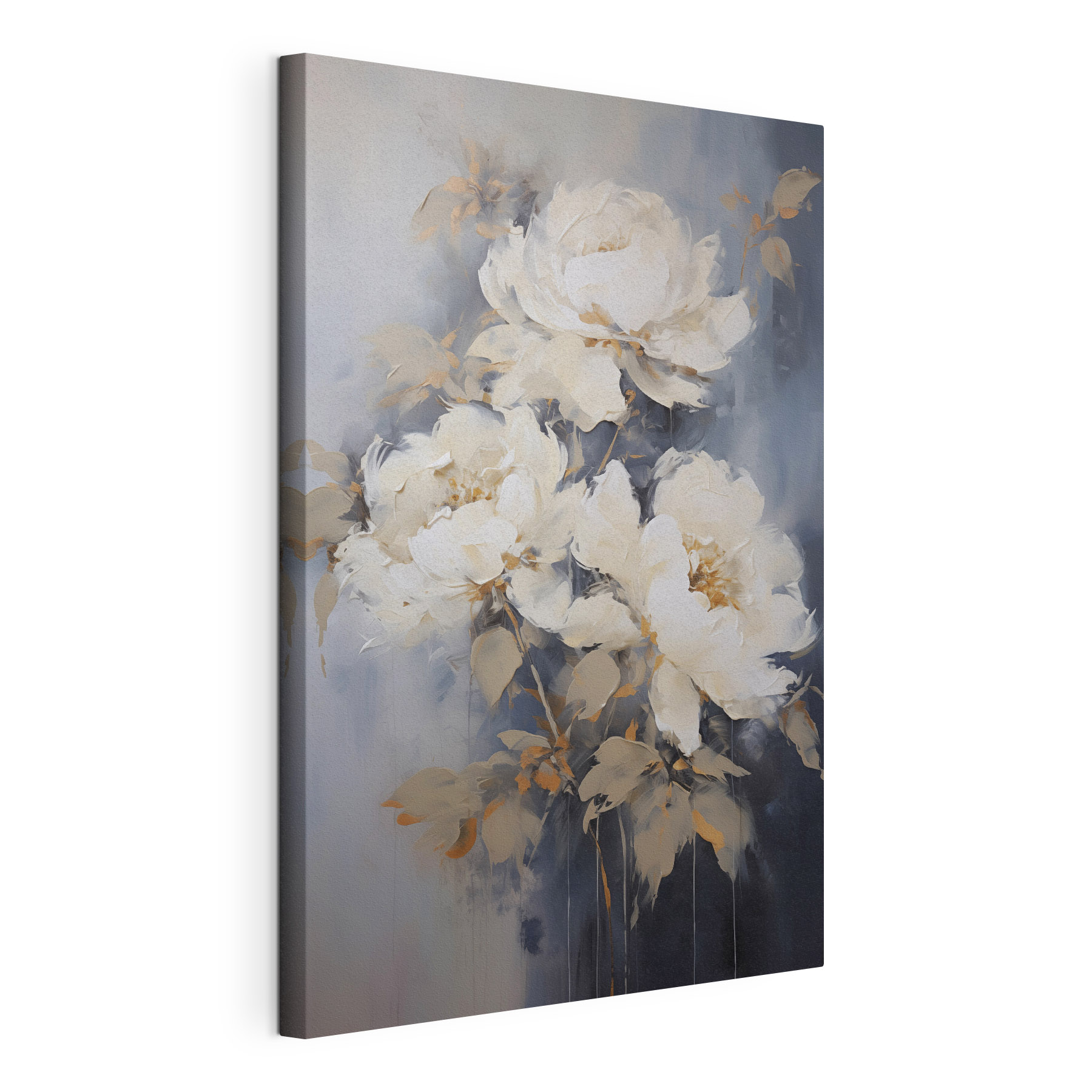 Painting of white flowers