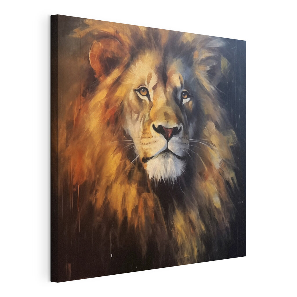 Painting of a lion