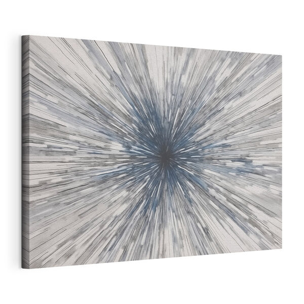 Grey and white burst