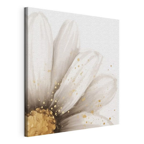 Florale elegantie in zachte tinten Canvas Schilderijen Florale elegantie in zachte tinten