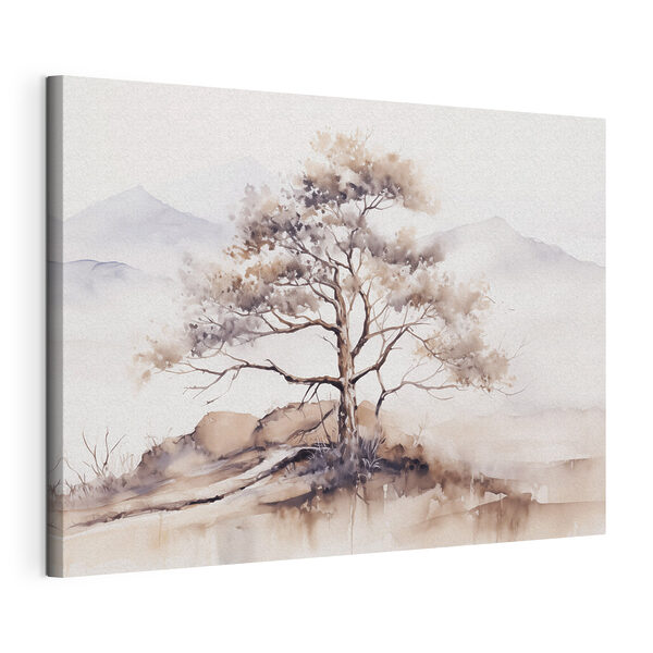 Watercolor of a tree Watercolor of a tree
