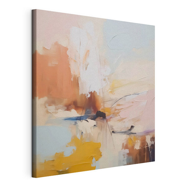 Schilderij van een landschap Canvas Schilderijen Schilderij van een landschap