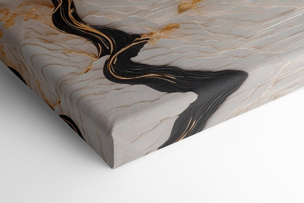 Serene landscape with flowing elements Serene landscape with flowing elements