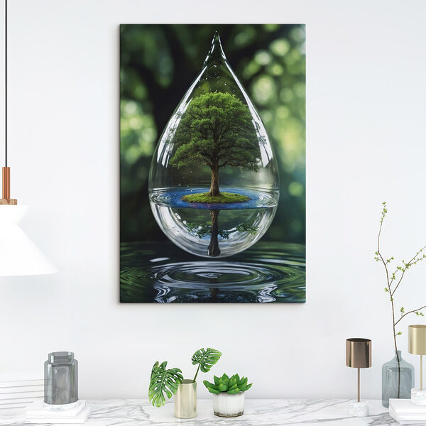 Tree in a drop of water