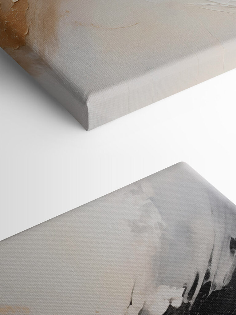 Black and white painting