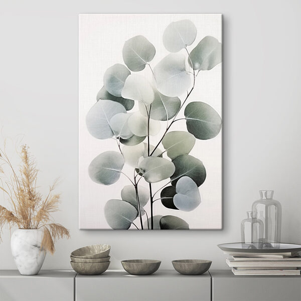 Delicate leaves on a minimal backdrop