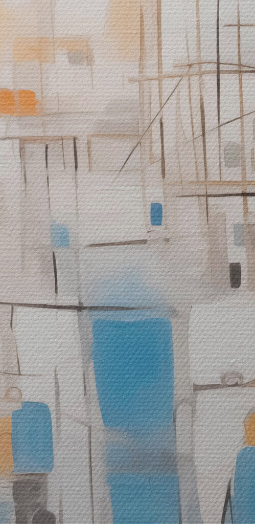 Painting of a city