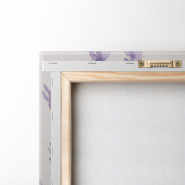 Delicate lavender blooms sway gently
