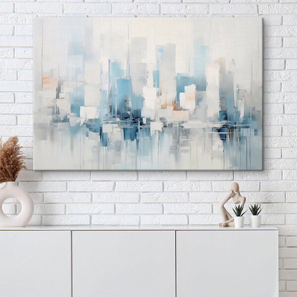 Painting of a city